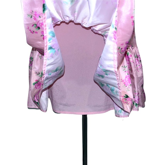 Love Shack Fancy x Target Cecile Puff Sleeve Floral Mini Pink Dress 2 Small - Picture 9 of 12
